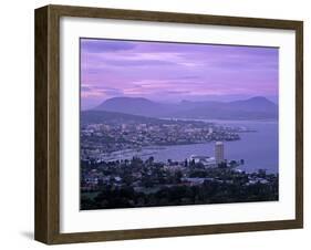 Hobart, Tasmania, Australia-Walter Bibikow-Framed Photographic Print