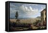 Hobart Town, C.1832-John Glover-Framed Stretched Canvas