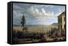 Hobart Town, C.1832-John Glover-Framed Stretched Canvas