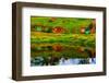 Hobbit Houses, Hobbiton, North Island, New Zealand, Pacific-Laura Grier-Framed Photographic Print