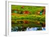 Hobbit Houses, Hobbiton, North Island, New Zealand, Pacific-Laura Grier-Framed Photographic Print