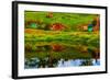 Hobbit Houses, Hobbiton, North Island, New Zealand, Pacific-Laura Grier-Framed Photographic Print