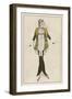 Hobble Skirt Costume Designed and Drawn by Bakst and Made by Paquin-Leon Bakst-Framed Art Print