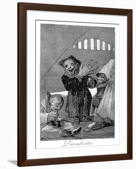 Hobgoblins, 1799-Francisco de Goya-Framed Giclee Print