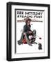 "Hobo" Saturday Evening Post Cover, October 18,1924-Norman Rockwell-Framed Giclee Print