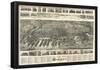 Hoboken, New Jersey - Panoramic Map-null-Framed Poster