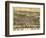 Hoboken, New Jersey - Panoramic Map-Lantern Press-Framed Art Print