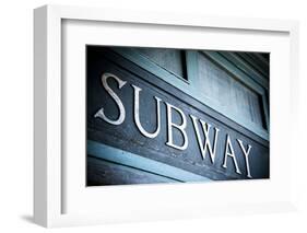 Hoboken, New Jersey Train Station Circa 1800S-Julien McRoberts-Framed Photographic Print