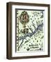 Hochelaga, Site of Montreal, Shown as a Native American Village in Lescarbot's Map, c.1609-null-Framed Giclee Print