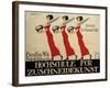 Hochschule Für Zuschneidekunst, College for Tailor Advertisement, Berlin, Germany-null-Framed Giclee Print