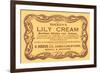 Hocken's Lily Cream-null-Framed Premium Giclee Print