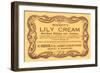 Hocken's Lily Cream-null-Framed Art Print