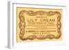 Hocken's Lily Cream-null-Framed Art Print