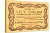 Hocken's Lily Cream-null-Stretched Canvas