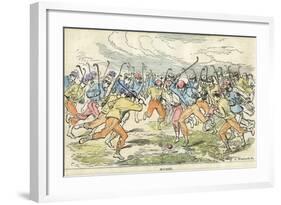 Hockey, 19th Century-F Wentworth-Framed Giclee Print