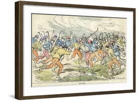 Hockey, 19th Century-F Wentworth-Framed Giclee Print