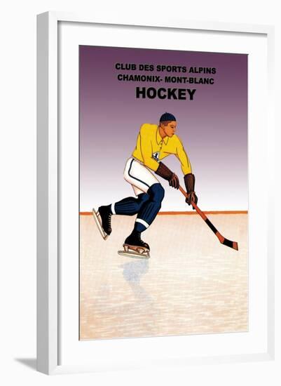 Hockey: Alpine Sports Club-null-Framed Art Print