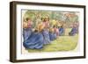 Hockey, as Played by Women in Long Skirts-Pat Nicolle-Framed Giclee Print