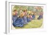 Hockey, as Played by Women in Long Skirts-Pat Nicolle-Framed Giclee Print