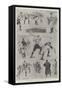 Hockey at Richmond, the Match Between England and Ireland on 11 March-Ralph Cleaver-Framed Stretched Canvas