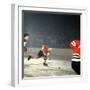 Hockey: Chicago Blackhawks Bobby Hull No.9 in Action, Shooting vs. NY Rangers-Bill Eppridge-Framed Premium Photographic Print