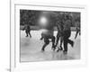 Hockey Game During Winter Olympics-null-Framed Premium Photographic Print