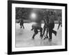 Hockey Game During Winter Olympics-null-Framed Premium Photographic Print