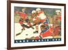 Hockey Game in Lake Placid, New York-null-Framed Premium Giclee Print