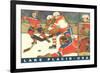 Hockey Game in Lake Placid, New York-null-Framed Premium Giclee Print