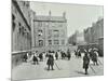 Hockey Game, Myrdle Street Girls School, Stepney, London, 1908-null-Mounted Photographic Print