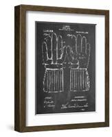 Hockey Glove Patent-null-Framed Art Print