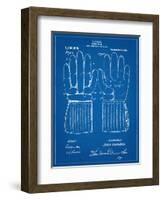 Hockey Glove Patent-null-Framed Art Print