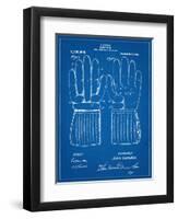 Hockey Glove Patent-null-Framed Art Print