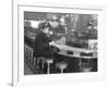 Hockey Great Jean Beliveau at a Diner in Montreal-Yale Joel-Framed Premium Photographic Print