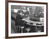 Hockey Great Jean Beliveau at a Diner in Montreal-Yale Joel-Framed Premium Photographic Print