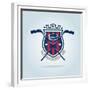 Hockey Logo,Sport Identity,Team,Tournament.-vextor studio-Framed Premium Giclee Print