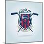 Hockey Logo,Sport Identity,Team,Tournament.-vextor studio-Mounted Premium Giclee Print
