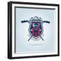 Hockey Logo,Sport Identity,Team,Tournament.-vextor studio-Framed Art Print