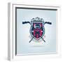 Hockey Logo,Sport Identity,Team,Tournament.-vextor studio-Framed Art Print