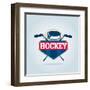 Hockey Logo,Sport Identity,Team,Tournament.-vextor studio-Framed Art Print