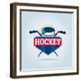 Hockey Logo,Sport Identity,Team,Tournament.-vextor studio-Framed Art Print