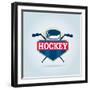 Hockey Logo,Sport Identity,Team,Tournament.-vextor studio-Framed Art Print