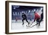 Hockey Match at Rink . Mixed Media-Sergey Nivens-Framed Photographic Print