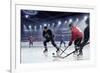 Hockey Match at Rink . Mixed Media-Sergey Nivens-Framed Photographic Print