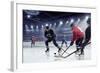 Hockey Match at Rink . Mixed Media-Sergey Nivens-Framed Photographic Print