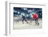 Hockey Match at Rink . Mixed Media-Sergey Nivens-Framed Photographic Print