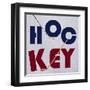 Hockey Play-Sheldon Lewis-Framed Art Print