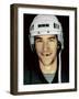 Hockey Player in Helmet-null-Framed Photographic Print