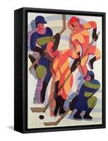 Hockey Players, 1934-Ernst Ludwig Kirchner-Framed Stretched Canvas