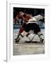 Hockey Players in Head to Head Competition-null-Framed Photographic Print